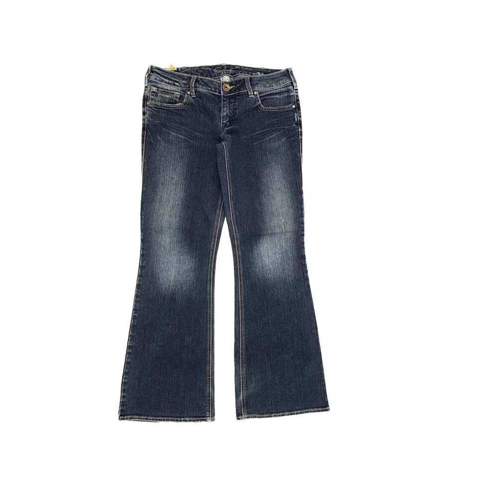 Silver Jeans Aiko Bootcut Women's size 30 Dark Wash Blue Denim Jeans   Great Con